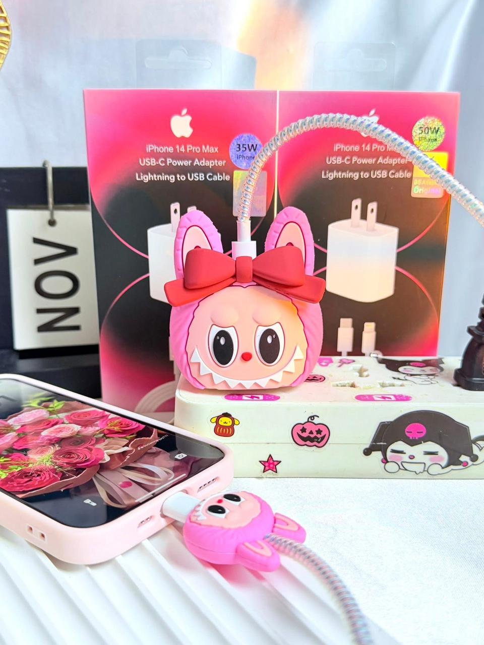 LABUBU IPHONE CHARGER CASE 18-20W