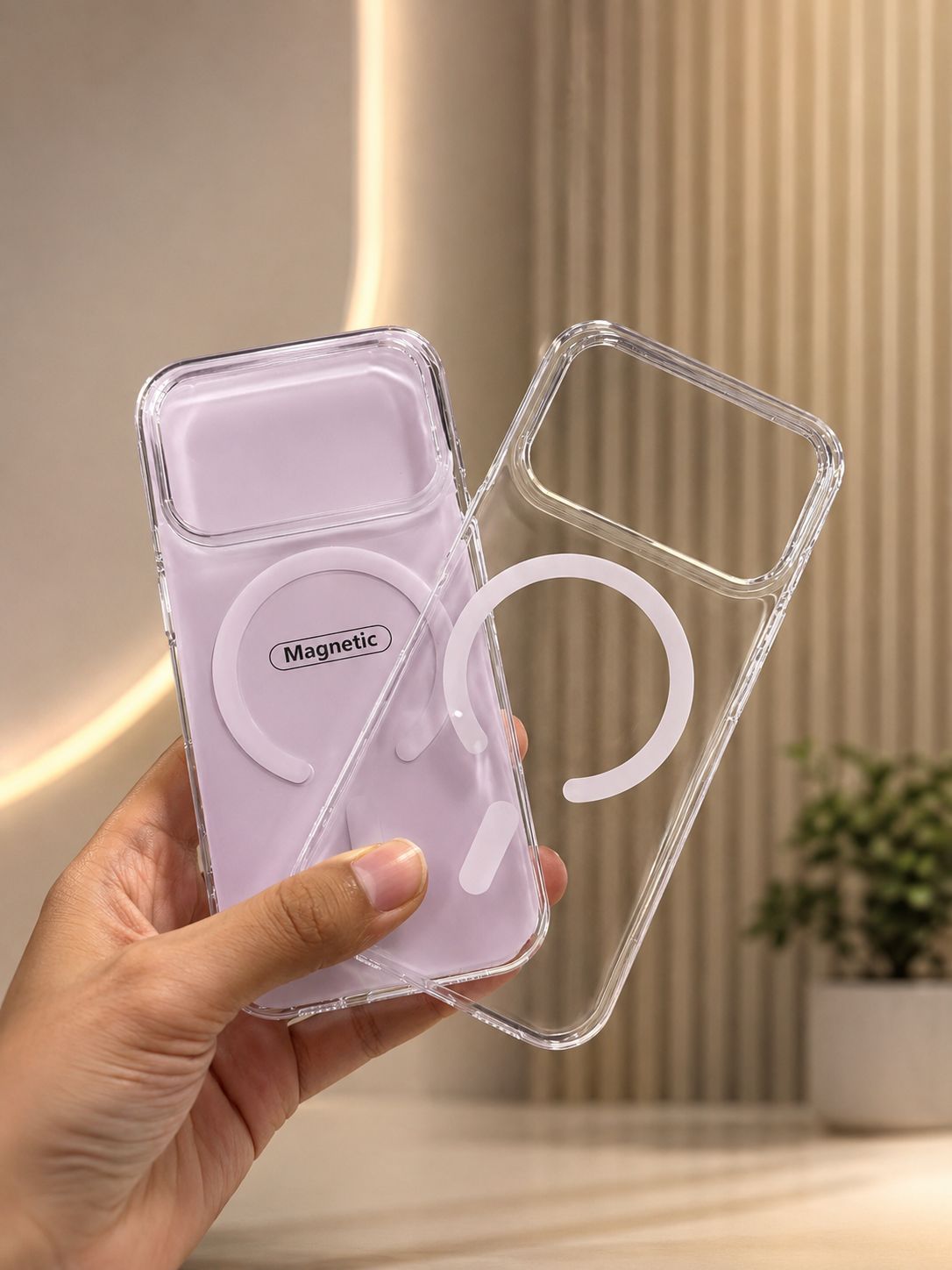 Clear pc MagSafe case