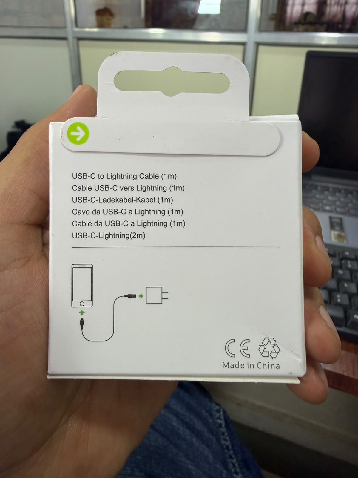 IPHONE  C To lighting (1M) OG CABLE