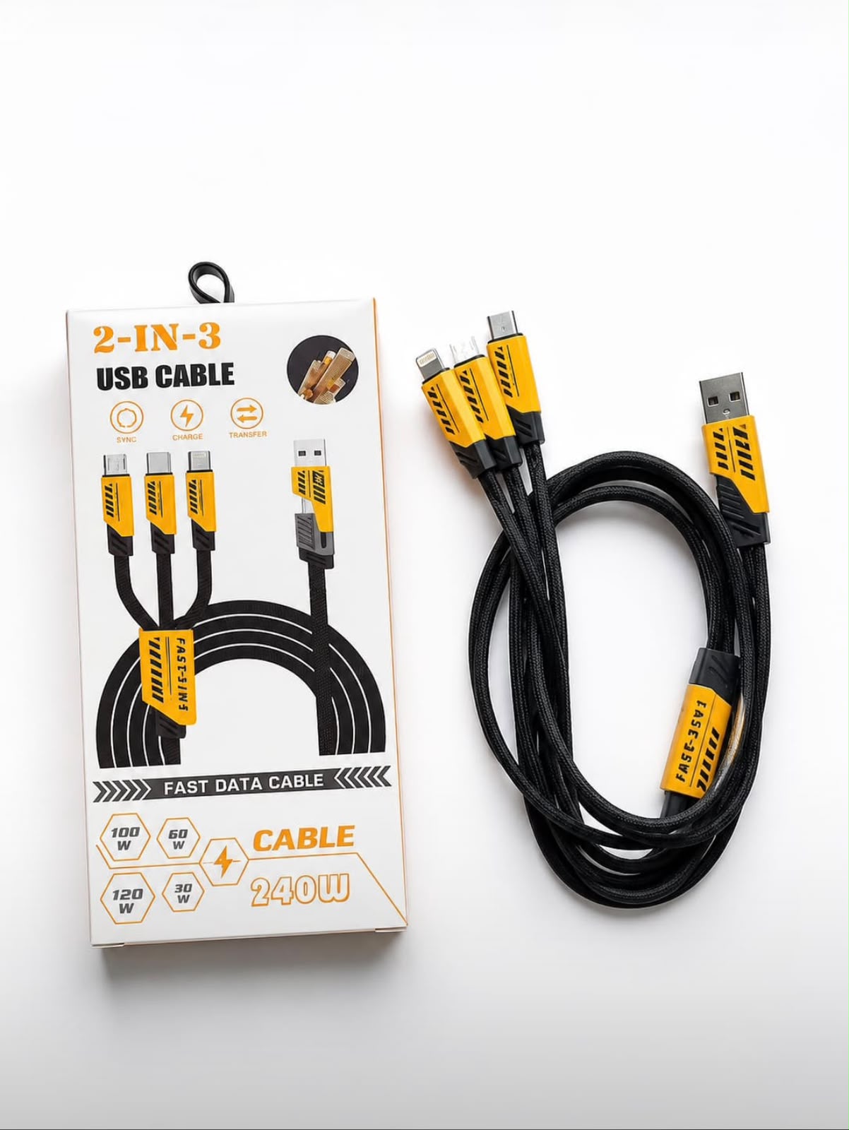 2-IN-3 USB Cabel 240W