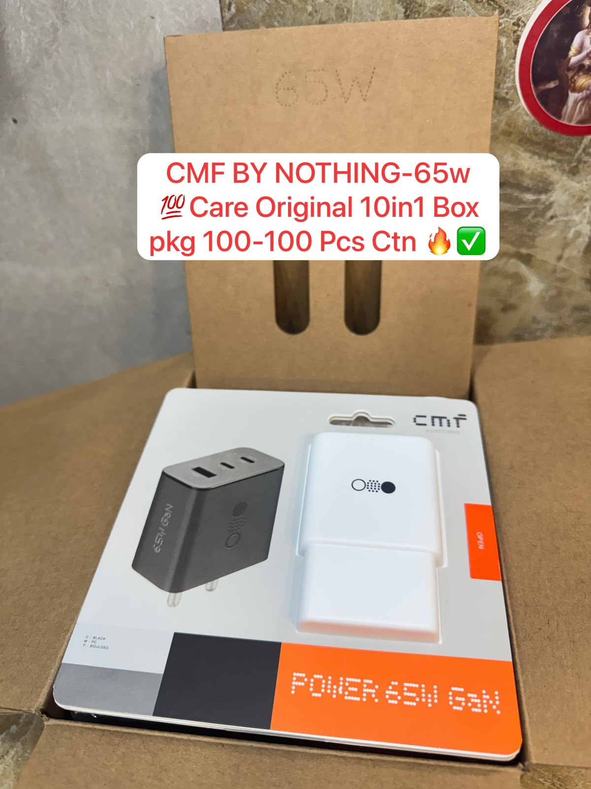 CMF BY NOTHINGS-65W Charger 100% Care Original