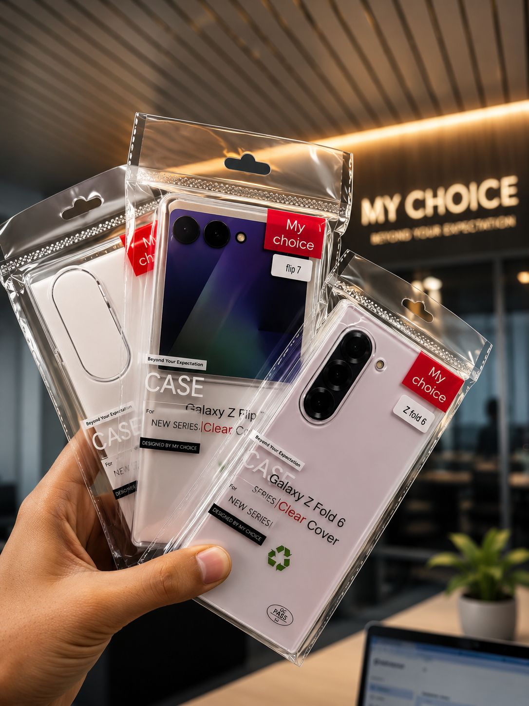 FOLD&FLIP HARD CRYSTAL CASE