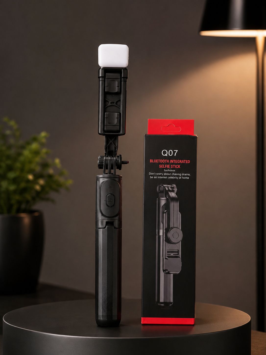 Q07 blutooth integrated selfie stick