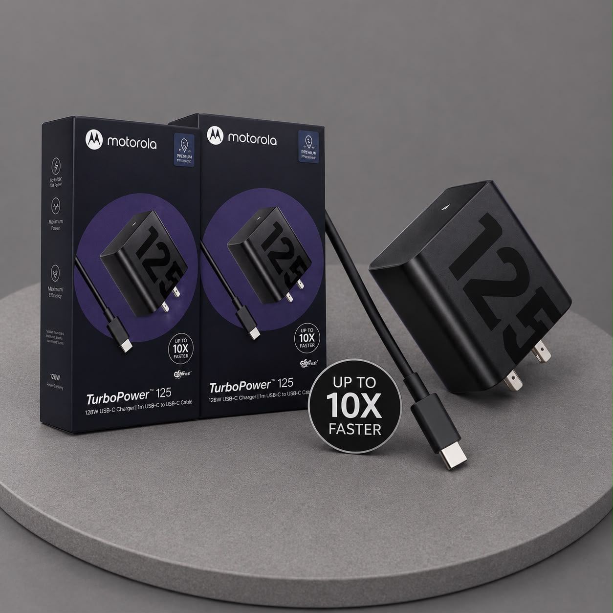 MOTOROLA 125W ORIGINAL CHARGER [1 YEAR WARRANTY]
