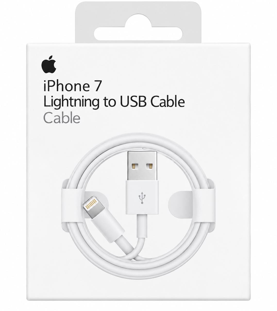 APPLE LIGHTHING TO USB CABLE 1M
